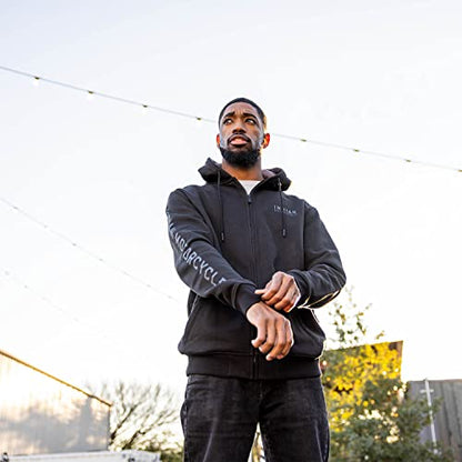 Indian Motorcycle Men's Embroidered Hoodie, Black - 2862766