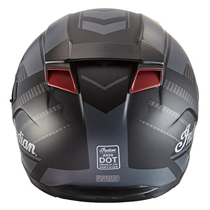 Indian Motorcycle Full Face Matte Sport Helmet, Black