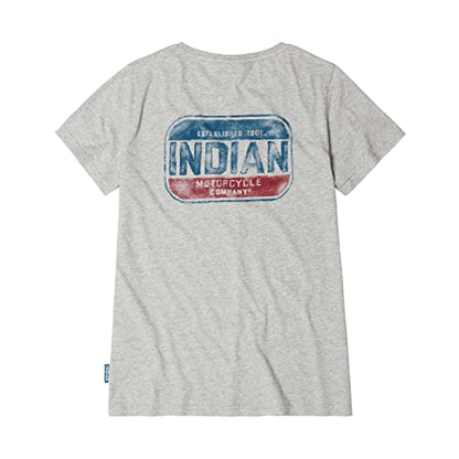 Indian Motorcycle Women's Indian Sign T-Shirt, Gray