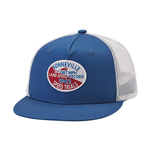 Indian Motorcycle Burt Munro Trucker Hat, Blue