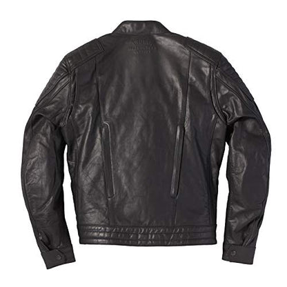 Indian Motorcycle Men's Leather Denton Jacket, Black - 2860653