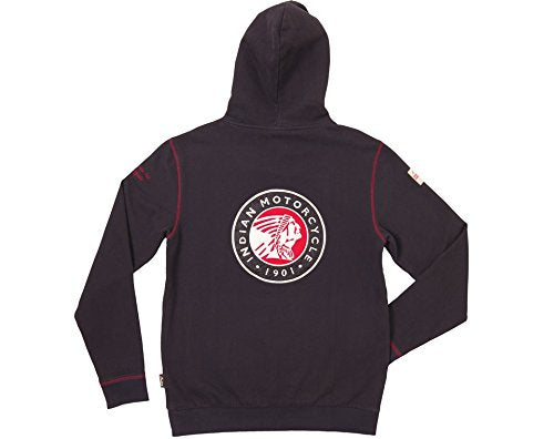 Indian Motorcycle Men's Pullover Hoodie Sweatshirt, Black