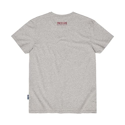 Indian Motorcycle Men's Watercolor T-Shirt, Gray