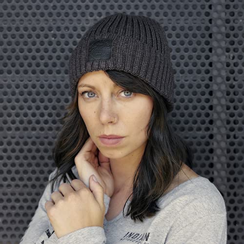 Indian Motorcycle Fisherman Beanie, Gray - 2862930