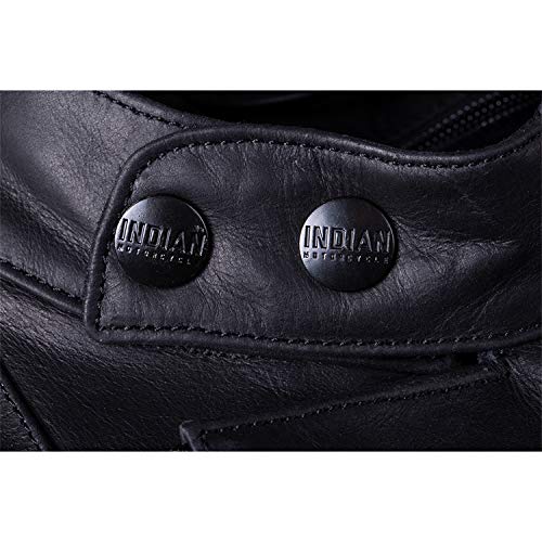 Indian Motorcycle Men's Leather Denton Jacket, Black - 2860653
