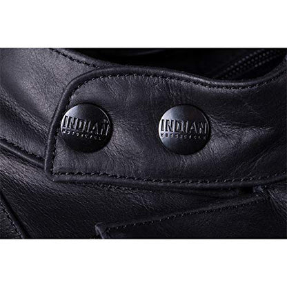 Indian Motorcycle Men's Leather Denton Jacket, Black - 2860653