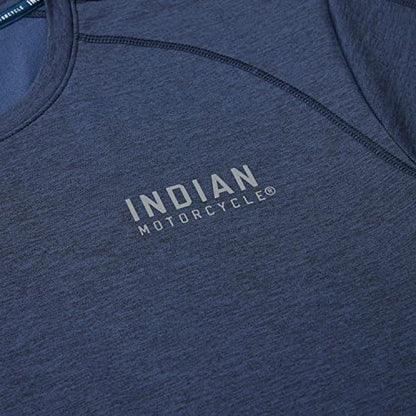 Indian Motorcycle Men's Raglan Active T-Shirt, Blue