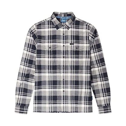 Indian Motorcycle Men's Toledo Plaid Shirt, Blue