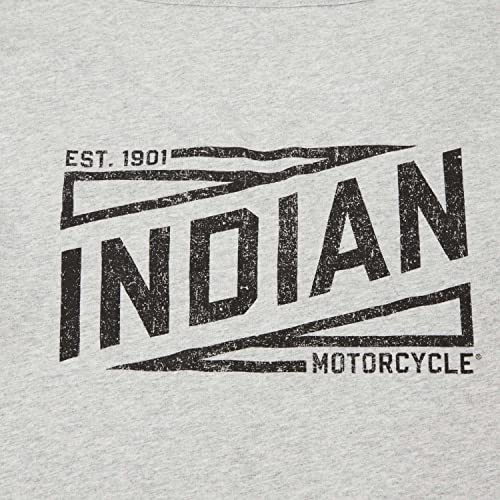 Indian Motorcycle Women's Sleeve Print Long Sleeve T-Shirt, Gray