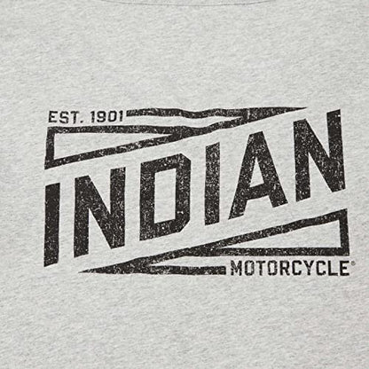 Indian Motorcycle Women's Sleeve Print Long Sleeve T-Shirt, Gray