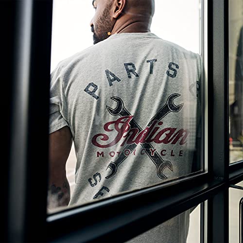 Indian Motorcycle Men's Garage T-Shirt, Gray