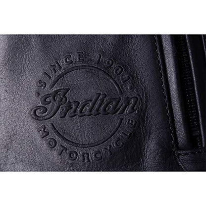 Indian Motorcycle Men's Leather Denton Jacket, Black - 2860653