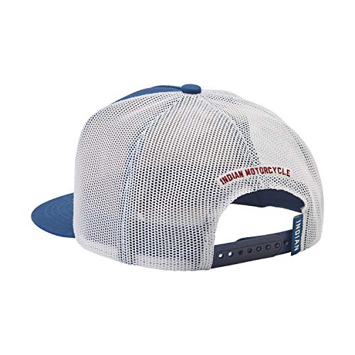 Indian Motorcycle Burt Munro Trucker Hat, Blue