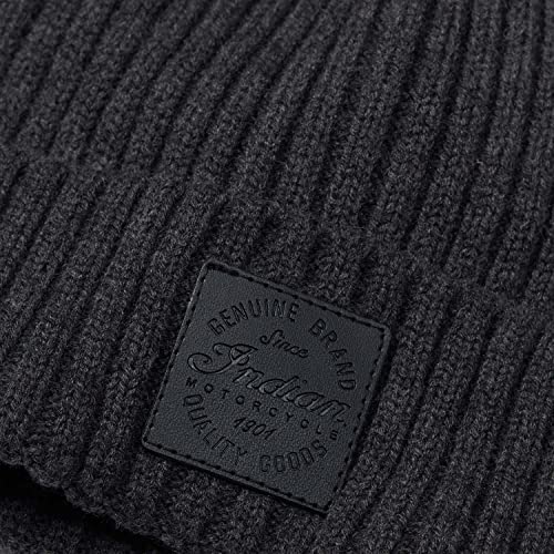 Indian Motorcycle Fisherman Beanie, Gray - 2862930