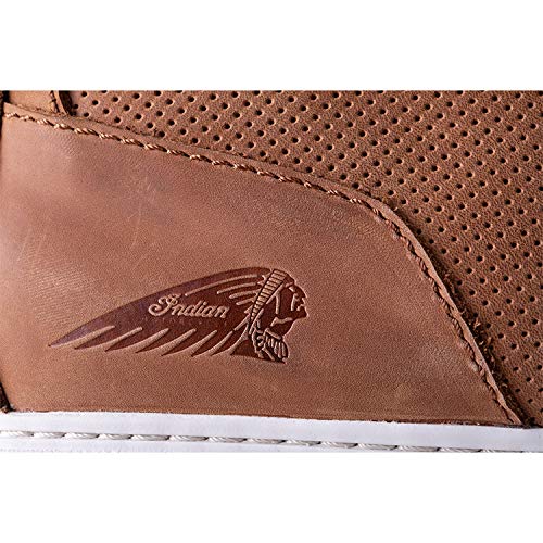 Indian Motorcycle Men's Leather Boyd Sneaker, Brown