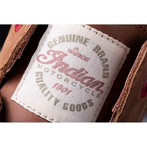 Indian Motorcycle Men's Leather Boyd Sneaker, Brown