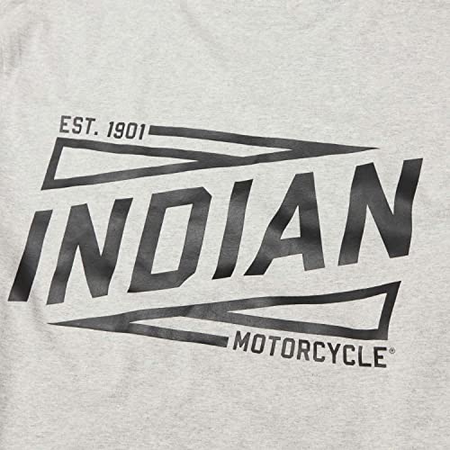 Indian Motorcycle Men's Athlete Long Sleeve T-Shirt, Gray