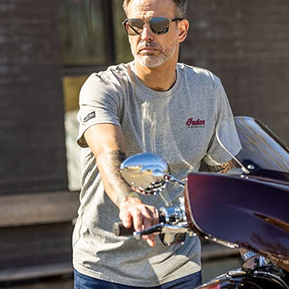 Indian Motorcycle Men's Garage T-Shirt, Gray