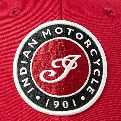 Indian Motorcycle I Icon Trucker Hat, Red